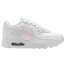 Nike Air Max 90 - Boys' Preschool White/Pink Foam/White