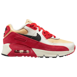 Boys' Preschool - Nike Air Max 90 - Sesame/Black/Red