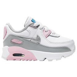 Girls' Toddler - Nike Air Max 90 - Lt Smoke Grey/Met Silver/White