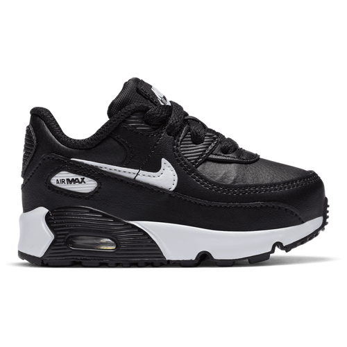 

Boys Nike Nike Air Max 90 - Boys' Toddler Running Shoe Black/White/Black Size 04.0