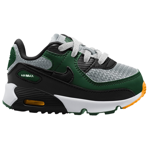

Boys Nike Nike Air Max 90 - Boys' Toddler Running Shoe Pure Platinum/Black/Gorge Green Size 04.0
