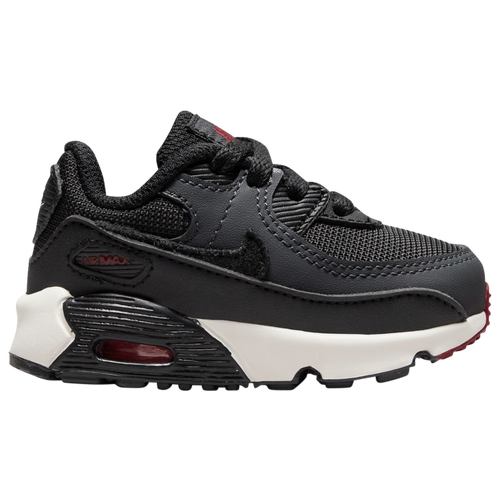 Shop Nike Boys  Air Max 90 In Anthracite/black/team Red