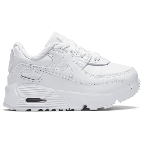 

Nike Boys Nike Air Max 90 - Boys' Toddler Running Shoes White/White/Met Silver Size 09.0