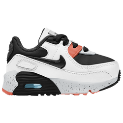 Boys' Toddler - Nike Air Max 90 - White/Black/Orange