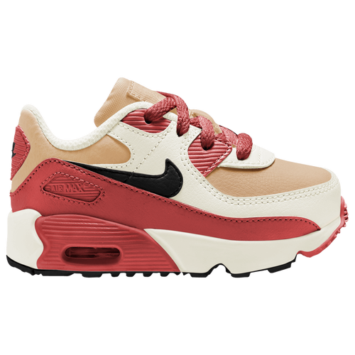 

Nike Boys Nike Air Max 90 - Boys' Toddler Running Shoes Sesame/Red/Black Size 04.0