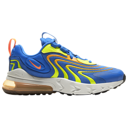 Boys' Grade School - Nike Air Max 270 React ENG - Soar/Total Orange/Volt