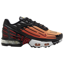 Boys' Grade School - Nike Air Max Plus III - Black/Pimento/Bright Ceramic