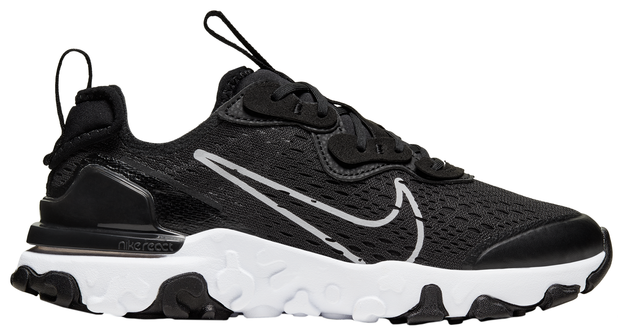 nike react noir rouge