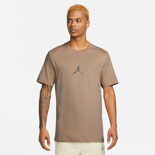 Jordan Mens  Graphic Ss Crew 2 In Hemp