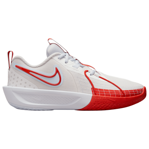 

Nike Boys Nike G.T. Cut 3 - Boys' Grade School Basketball Shoes Grey/Summit White/Picante Red Size 5.0
