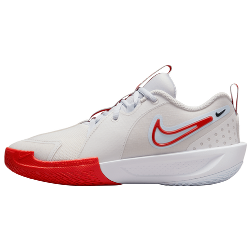 Nike Boys G.T. Cut 3 Basketball Shoes Grey Summit White Picante Red Size 07.0