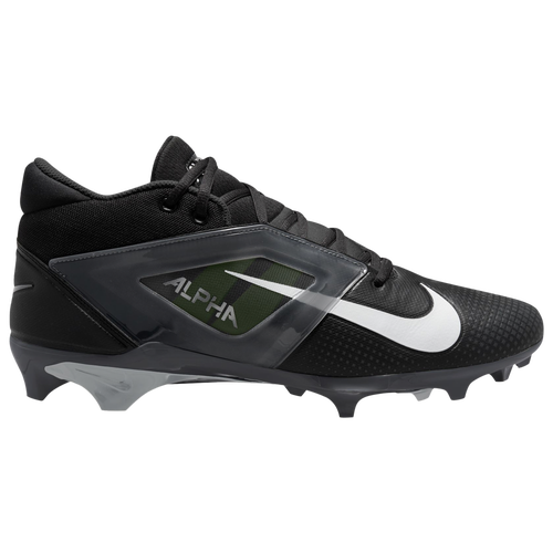 

Nike Mens Nike Alpha Menace 4 Pro - Mens Football Shoes Grey/White/Black Size 10.0