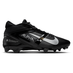 Men's - Nike Alpha Menace 4 Pro - Black/Mtlc Silver
