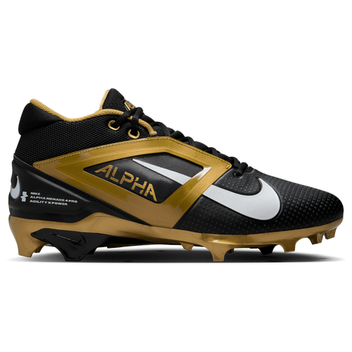 MENS - Nike Alpha Menace 4 Pro - White/Black Mtlc Gold