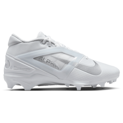 Men's - Nike Alpha Menace 4 Pro - White/Mtlc Silver