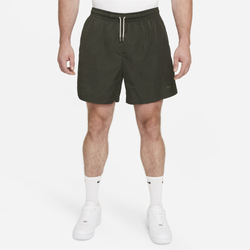 Men's - Nike Woven Ultralight Track Shorts - Olive/White