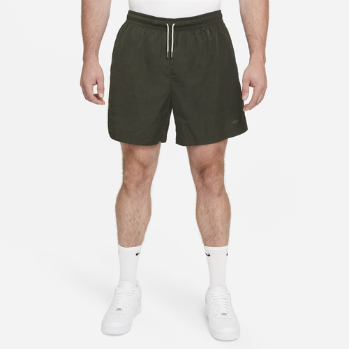 

Nike Mens Nike Woven Ultralight Track Shorts - Mens Olive/White Size XL