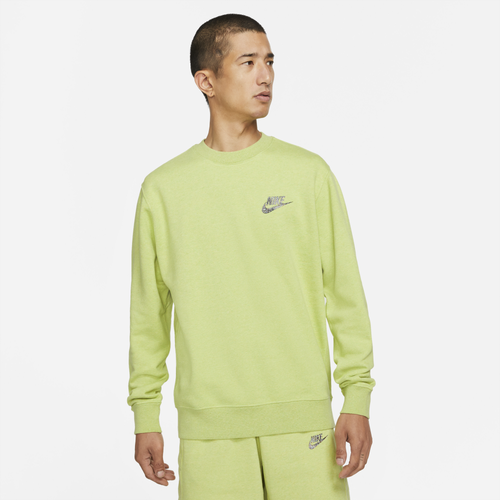 

Nike Mens Nike Club Crew - Mens Volt/Multi Size M