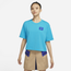 Jordan Plus Essential Boxy T-Shirt - Women's Blue Lagoon/Game Royal