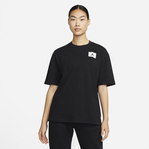 

Jordan Womens Jordan Essential T-Shirt - Womens Black Size XS