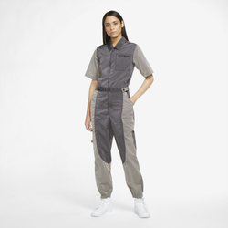 Women's - Jordan Essential Flightsuit - Gray/Gray