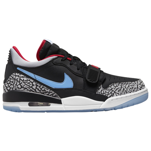 

Jordan Mens Jordan Legacy 312 Low - Mens Basketball Shoes Black/Blue/Grey Size 11.0