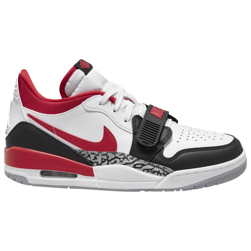 

Jordan Mens Jordan Legacy 312 Low - Mens Basketball Shoes White/Red/Black Size 11.5