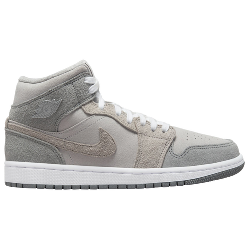 

Jordan Womens Jordan AJ 1 Mid SE V2 - Womens Basketball Shoes Particle Grey/College Grey Size 5.5