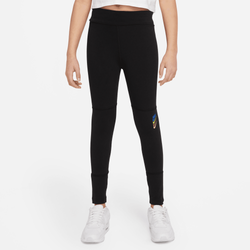 Girls' Grade School - Nike NSW Essential Sport DNA Legging - Black/White