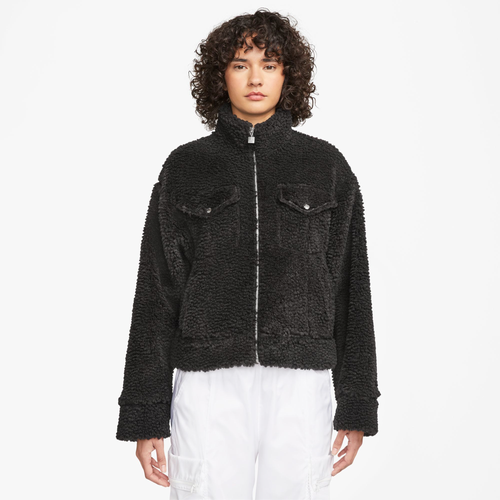 

Jordan Womens Jordan Seasonal Jacket - Womens Black/Black Size S