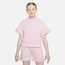 Nike Futura Fleece Top - Girls' Grade School Pink/White