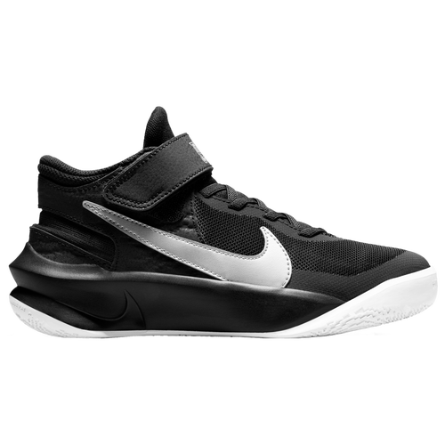 

Boys Nike Nike Hustle D 10 Flyease - Boys' Grade School Basketball Shoe Black/White Size 06.5