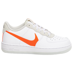Boys' Preschool - Nike AF1 LV8 - White/Orange