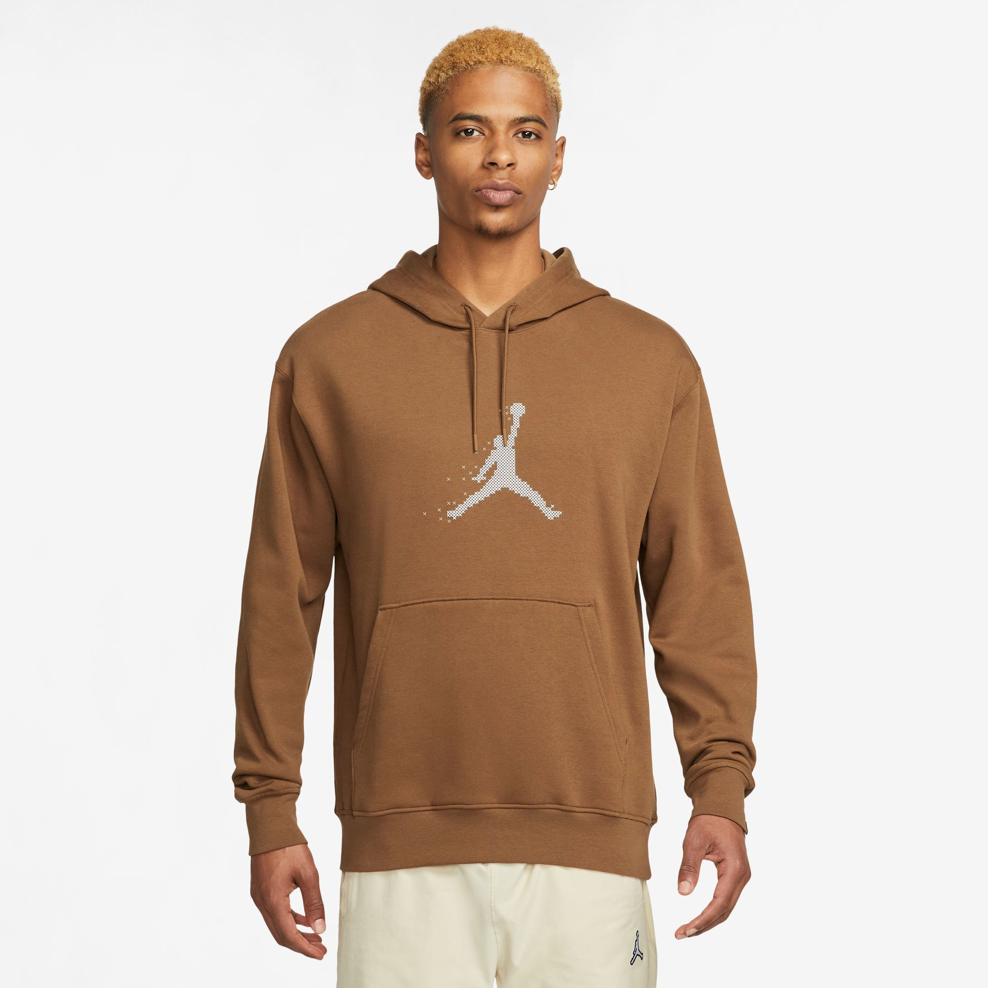 Jordan - ESSENTIALS HOLIDAY FLEECE PULLOVER 'BLACK' - VegNonVeg