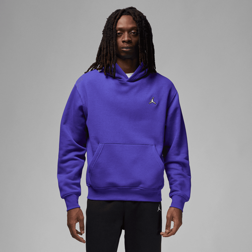 

Jordan Mens Jordan Essential Fleece Pullover Hoodie - Mens Light Concord/White Size M