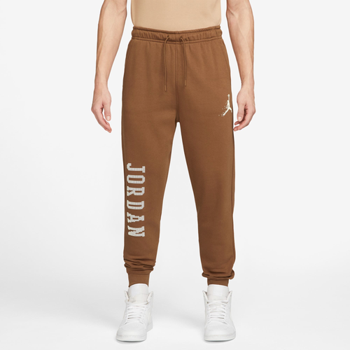 MENS - Jordan Essential Member Holiday Fleece Pants - Light British Tan/Sail