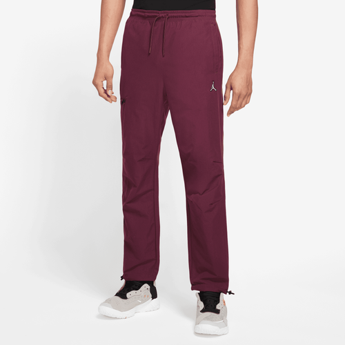 

Jordan Mens Jordan ESS Woven Pants - Mens Cherrywood Red/White Size XL