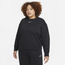 Nike NSW Plus Essential Fleece Crew - Women's Black/White
