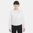 Nike Dri-FIT One Long Sleeve Top White/Black