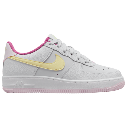 

Nike Girls Nike Air Force 1 - Girls' Grade School Shoes Citron Tint/Cosmic Fuchsia/Football Grey Size 06.5