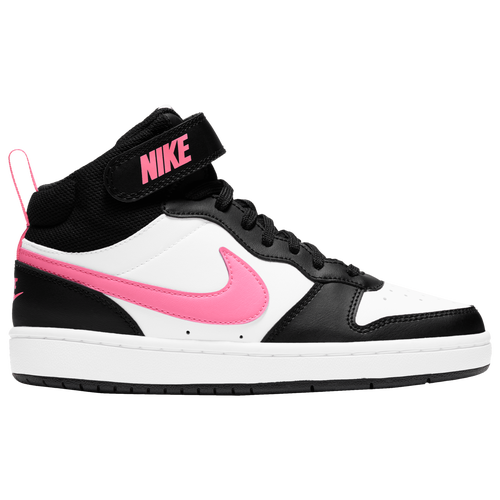 

Boys Nike Nike Court Borough Mid 2 - Boys' Grade School Basketball Shoe Sunset Pulse/Black/White Size 06.0