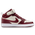Nike Court Borough Mid 2 - Boys' Grade School Dk Team Red/Soft Pearl