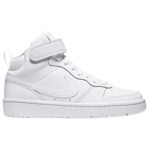 

Nike Court Borough Mid 2 - Boys' Grade School White/White Size 06.5