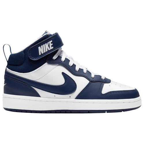 

Nike Boys Nike Court Borough Mid 2 - Boys' Grade School Basketball Shoes Signal Blue/Blue Void/White Size 3.5