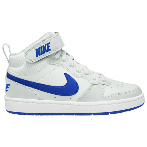 

Girls Nike Nike Court Borough Mid 2 - Girls' Grade School Basketball Shoe Summit White/White/Hyper Royal Size 05.5
