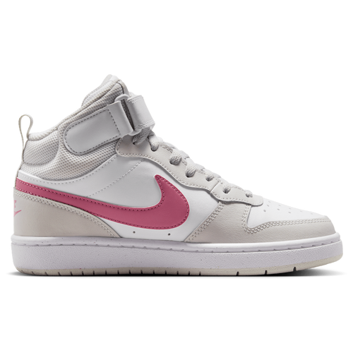 MENS - Nike Court Borough Mid 2 - White/Peony Vast Grey