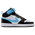Nike Court Borough Mid 2 - Boys' Grade School Football Blue/White/Black