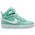 Nike Court Borough Mid 2 - Girls' Grade School White/Emerald Rise