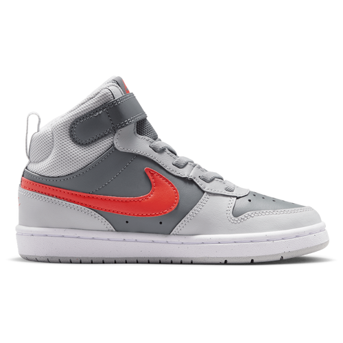 Nike Court Borough Mid 2 - Nike Smoke Grey/Fog Picante Red