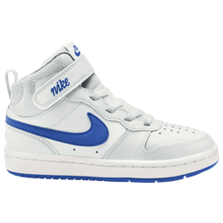 Boys' Preschool - Nike Court Borough Mid 2 - Summit White/White/Hyper Royal